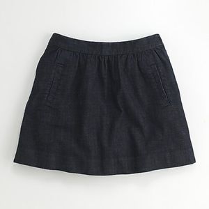 J. Crew Denim Skirt with Pockets